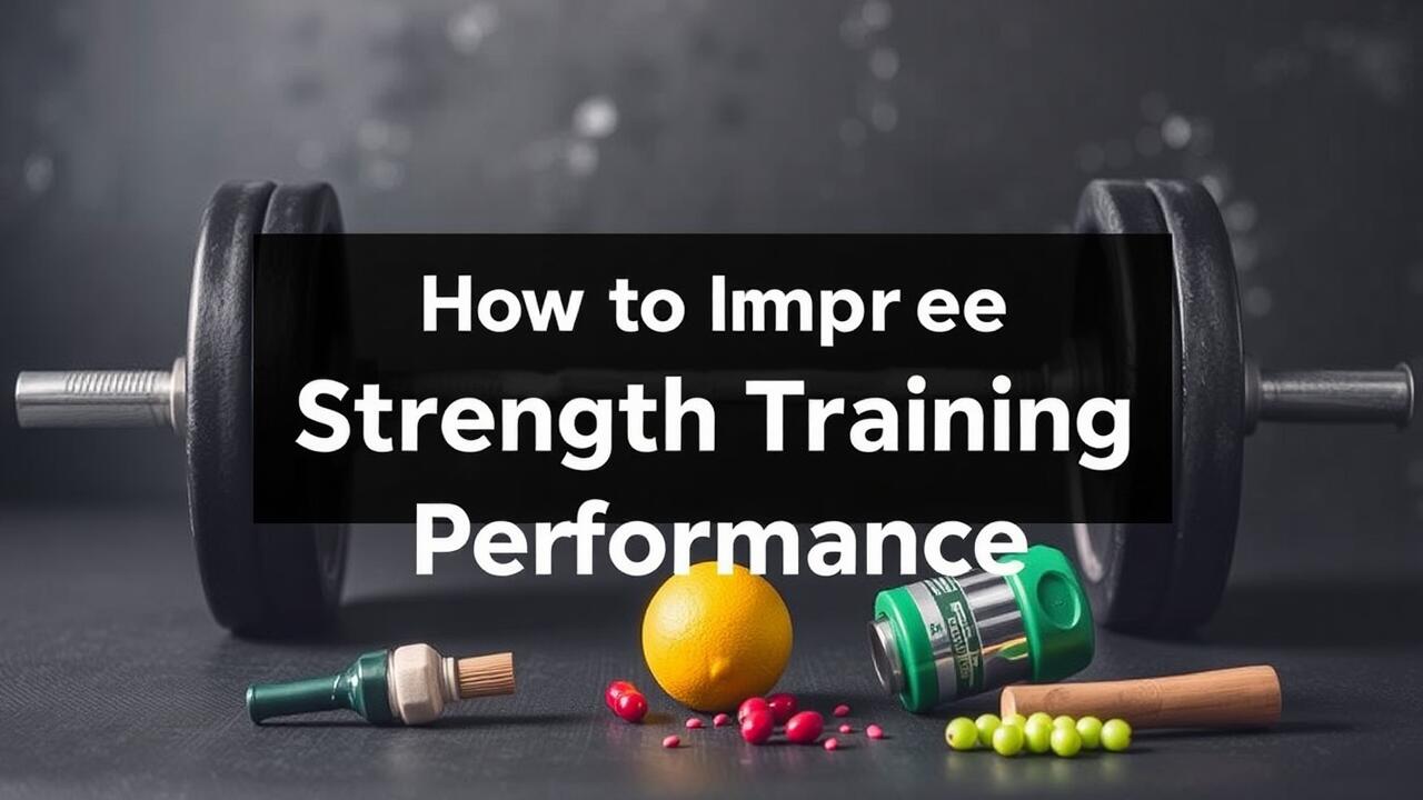 How to Improve Strength Training Performance