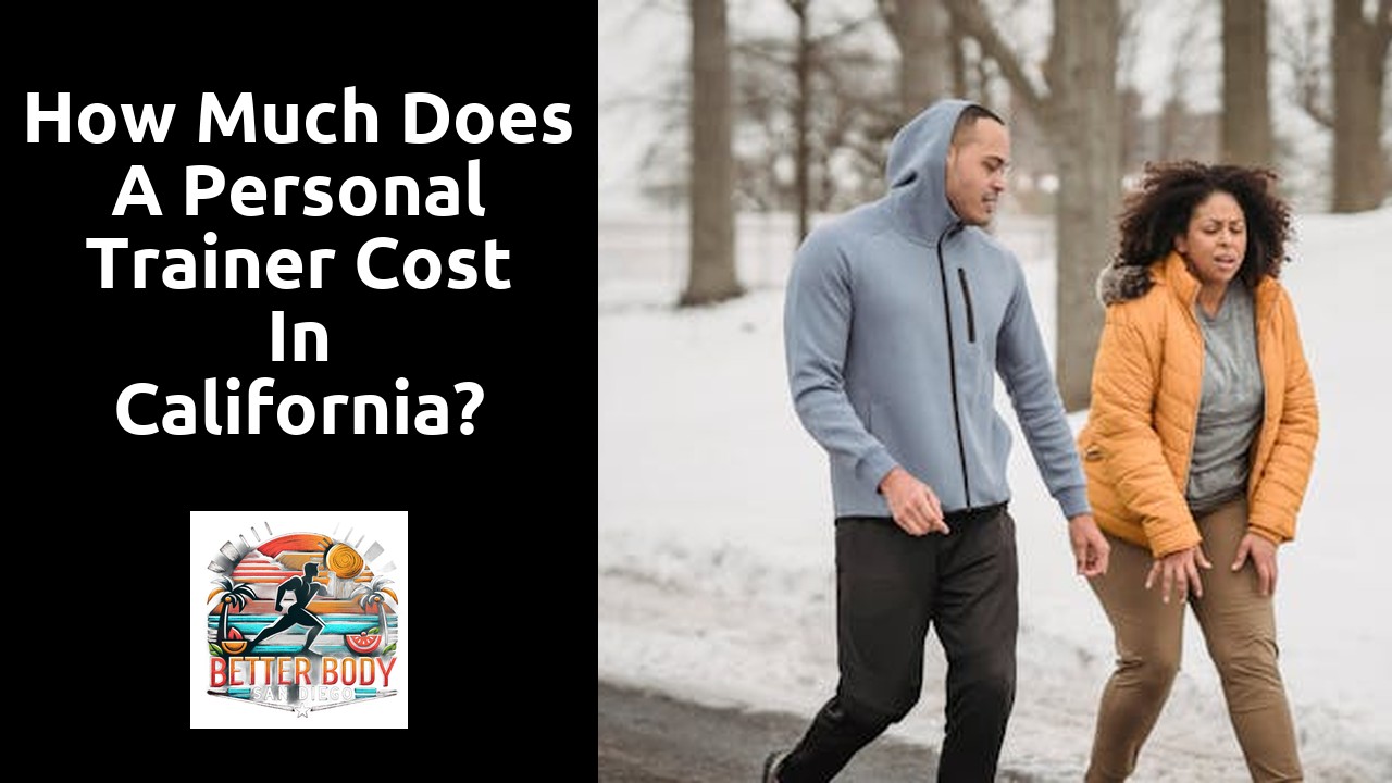 How much does a personal trainer cost in California?